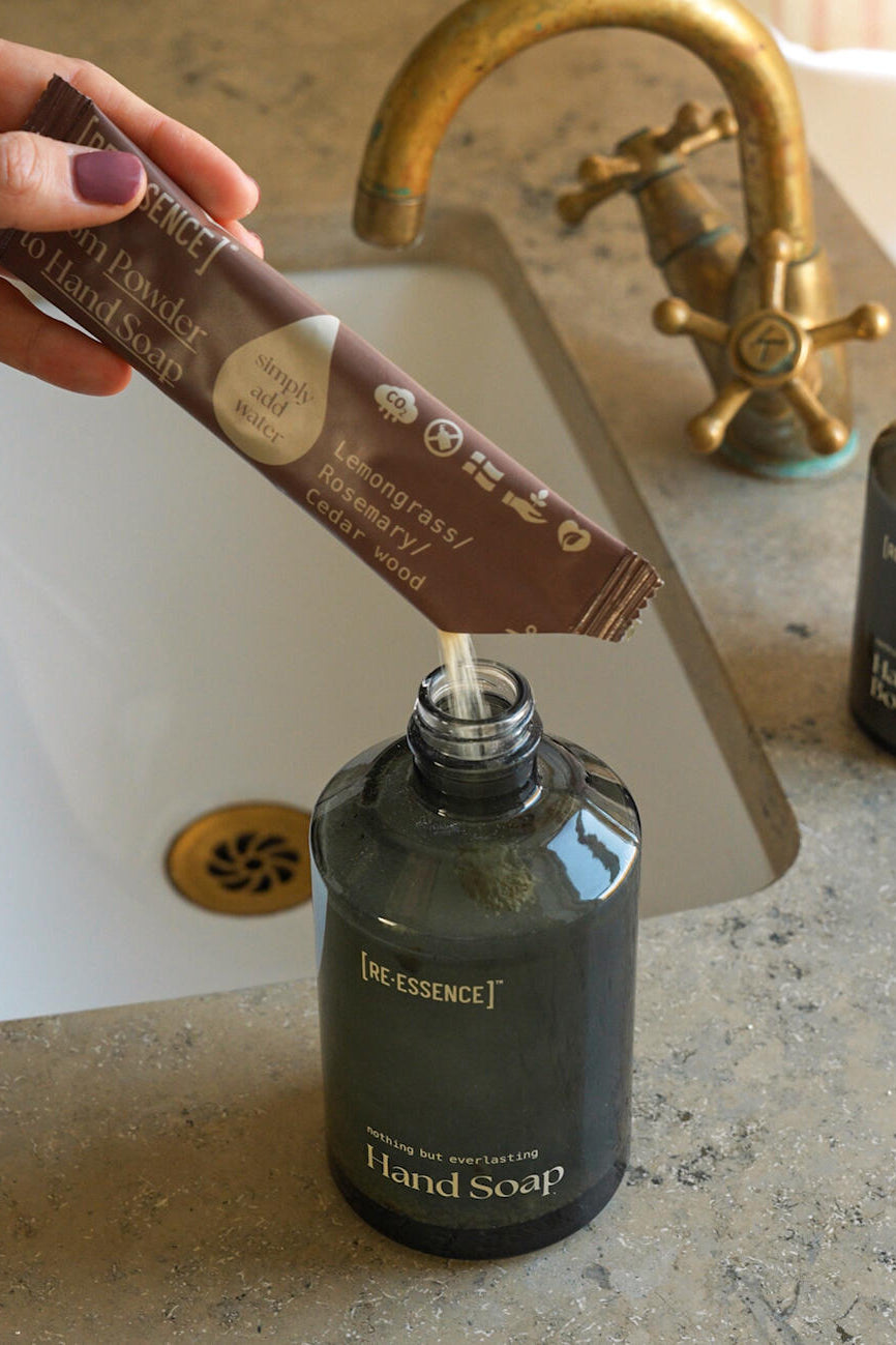 Håndsæbe refill, 3 stk - citrongræs/rosmarin/cedertræ